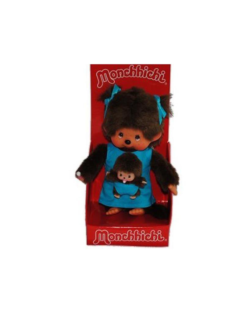 SEKIGUCHI | FOTO FALSCH - Plüschtier - Monchhichi Mutter mit Kind 20cm | keine Farbe