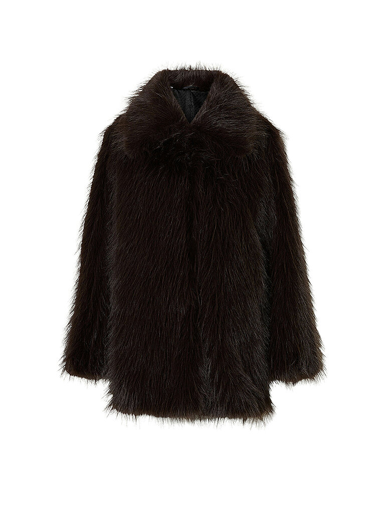 SELECTED FEMME Mantel in Felloptik SLFBREA  braun | 42 – Selected Femme