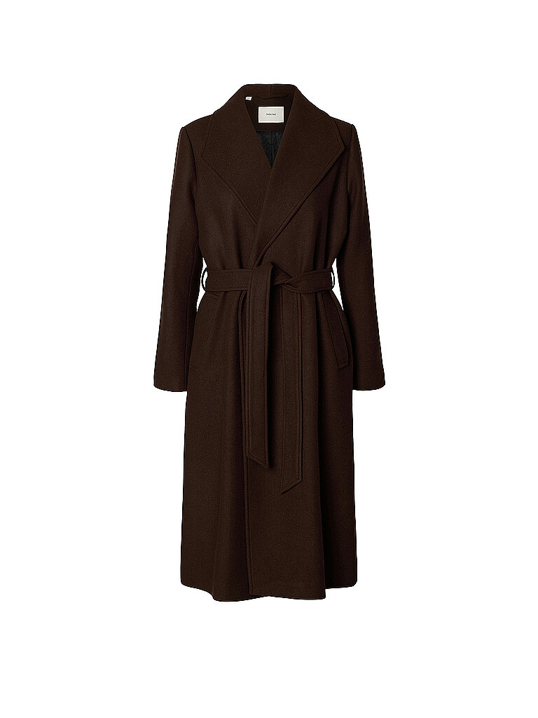 SELECTED FEMME Wollmantel SLWZIA-ROSA  braun | 36