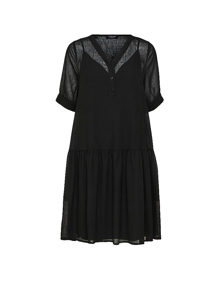SELECTED CURVE Kleid  SLFABI  schwarz | 46