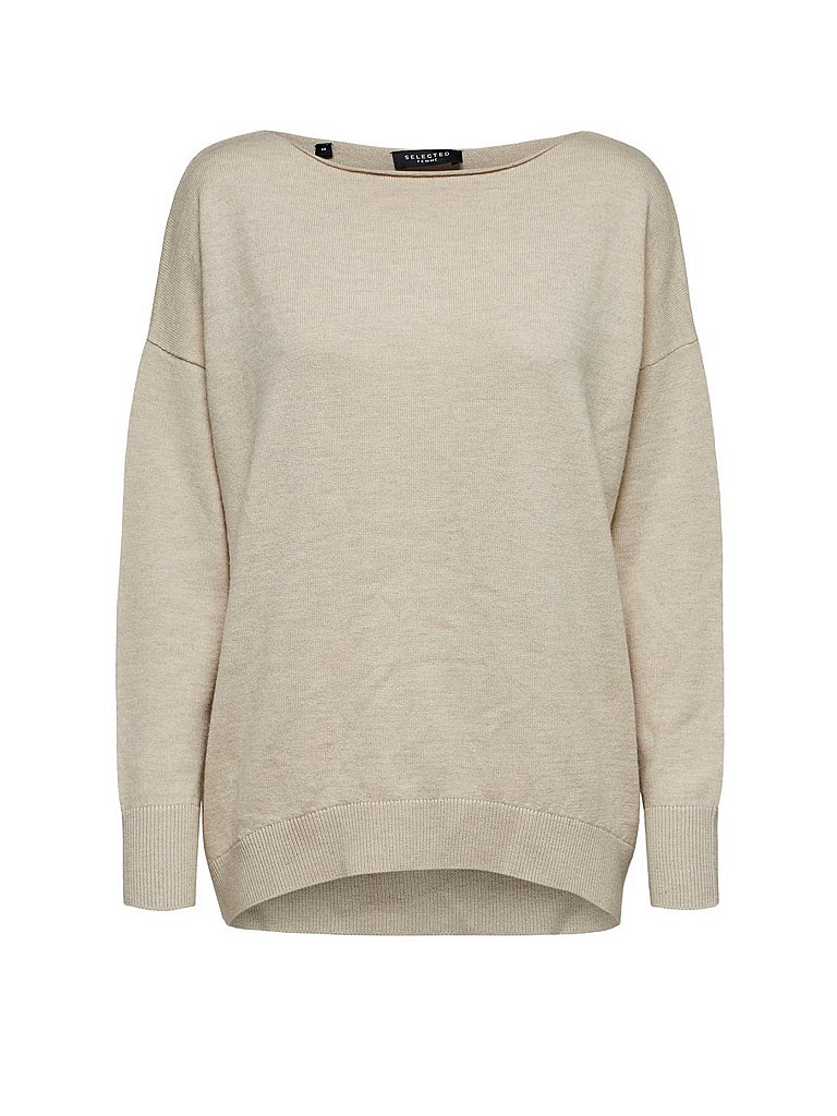 SELECTED FEMME Pullover SLFINKA creme | M