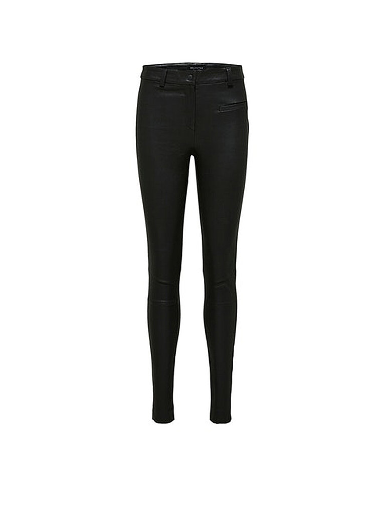 SELECTED FEMME Lederhose  SLFURBAN  schwarz | 38