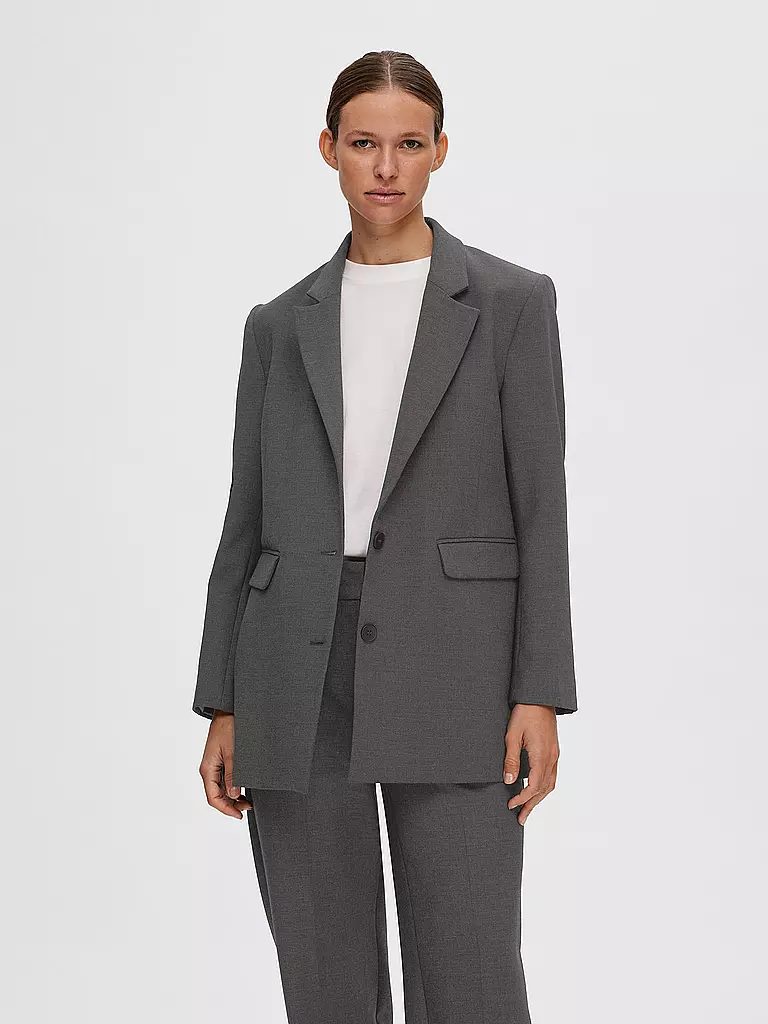 SELECTED FEMME | Blazer Relaxed Fit SLFRITA | grau