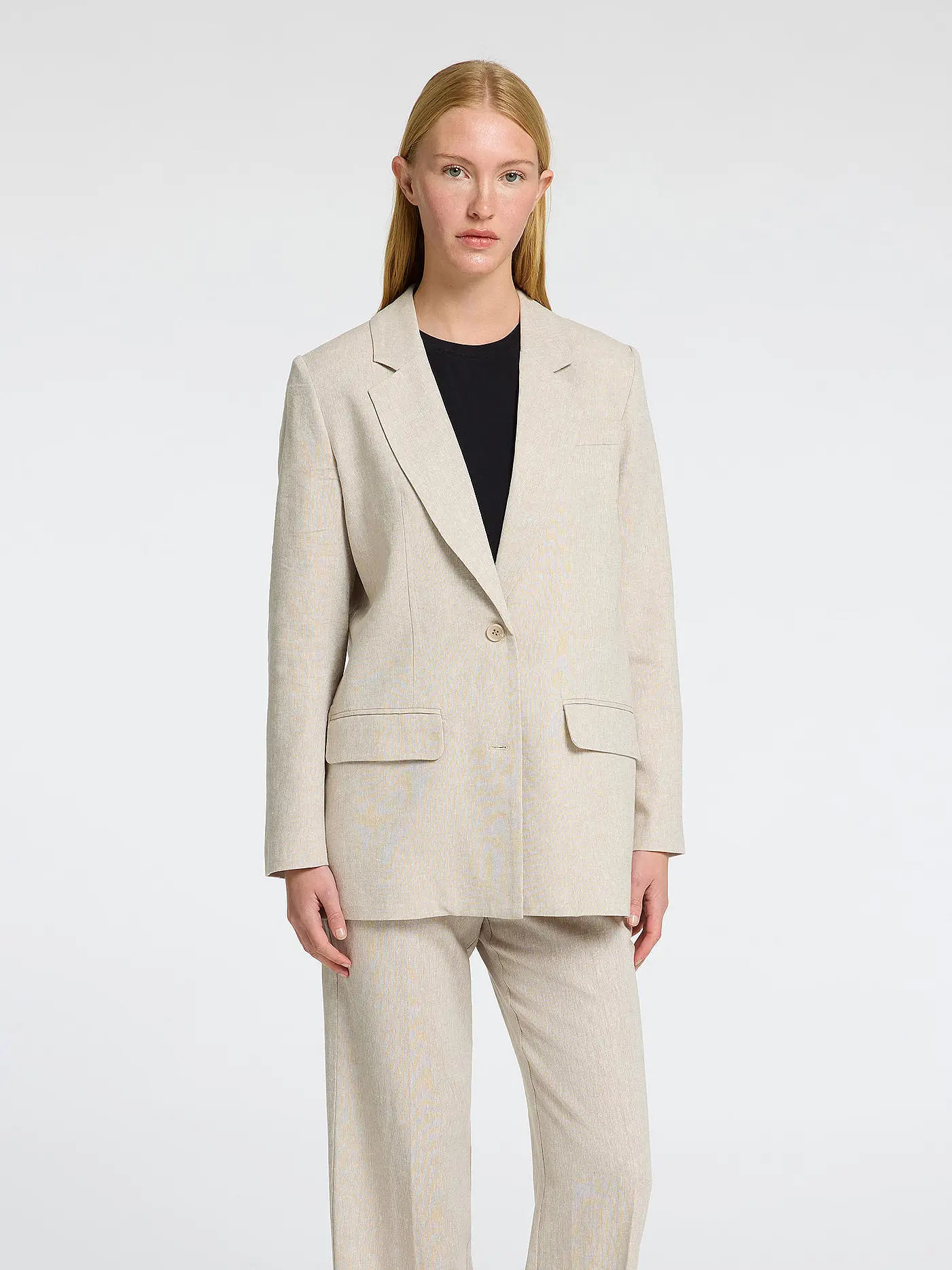 SELECTED FEMME | Blazer Relaxed Fit SLFTANIA-RITA | beige
