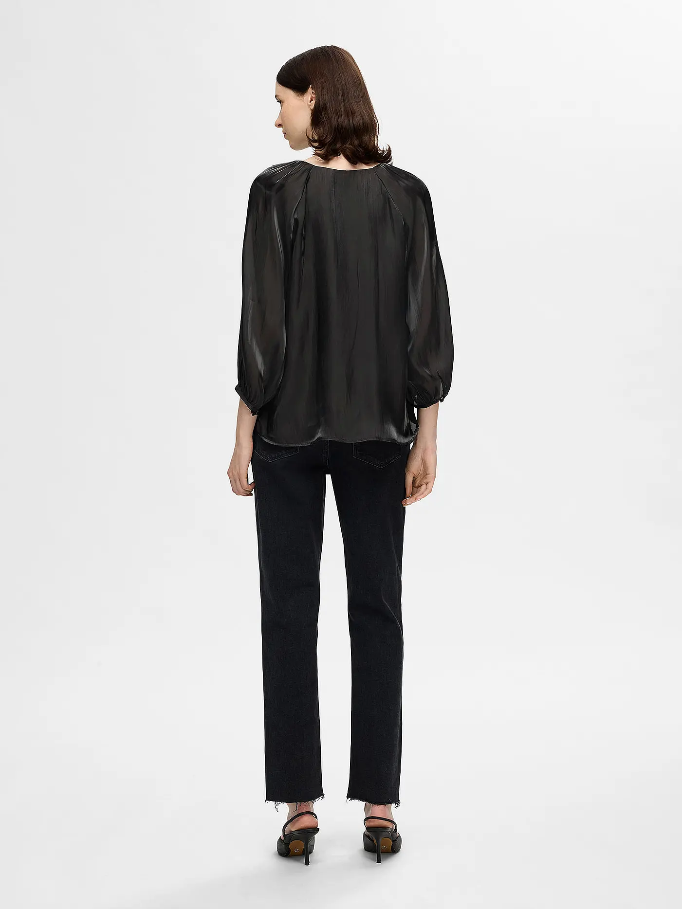 SELECTED FEMME | Bluse SLFARINA  | schwarz