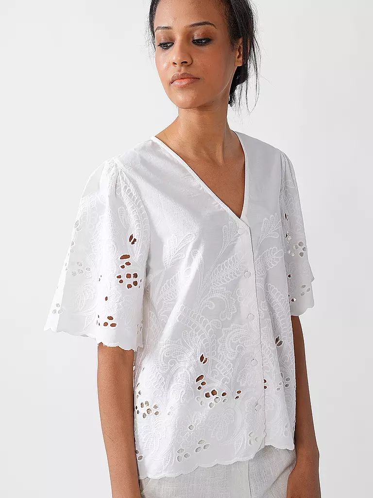 SELECTED FEMME | Bluse SLFDAHLIA BRODERI | schwarz