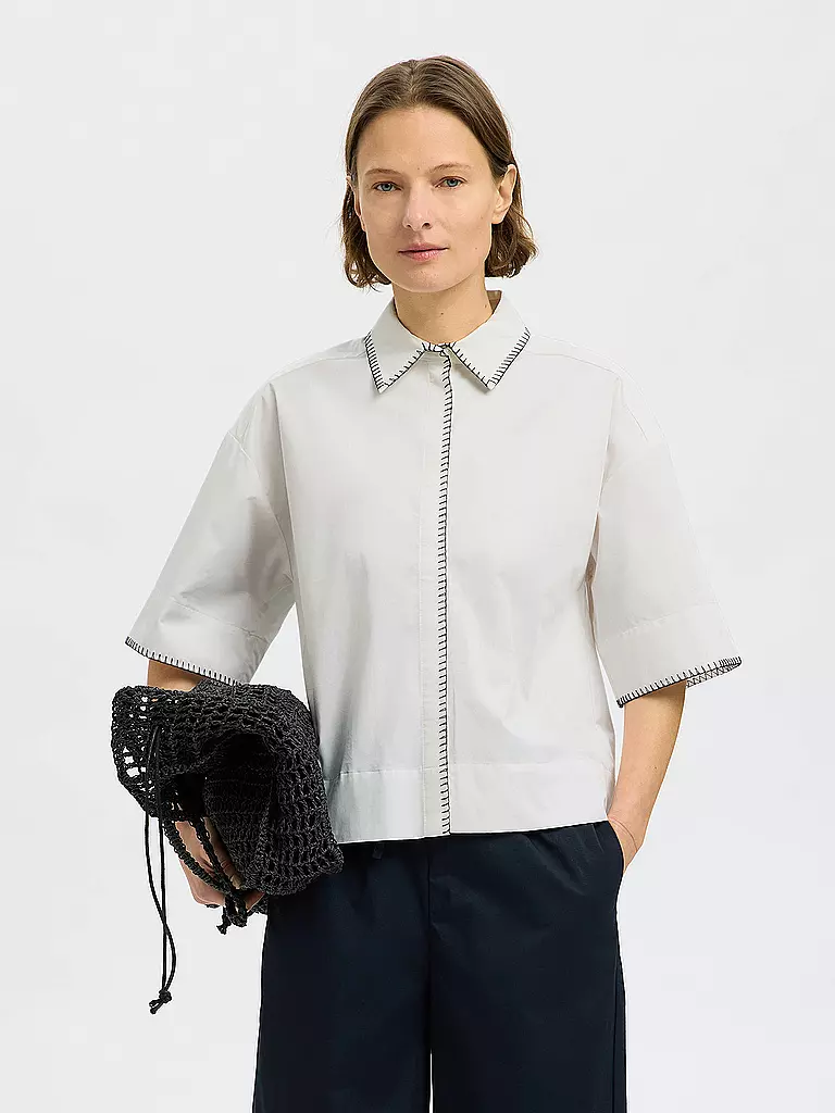 SELECTED FEMME | Bluse SLFFIA | weiss
