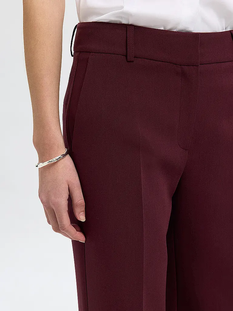 SELECTED FEMME | Businesshose SLFRITA | Dunkelrot