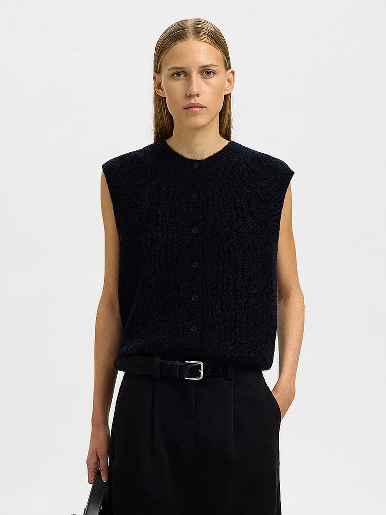 SELECTED FEMME | Gilet SLFLULU  | Dunkelblau