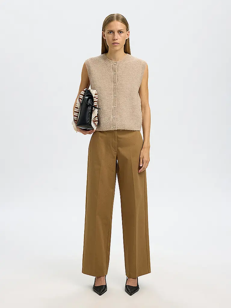 SELECTED FEMME | Gilet SLFLULU  | Creme