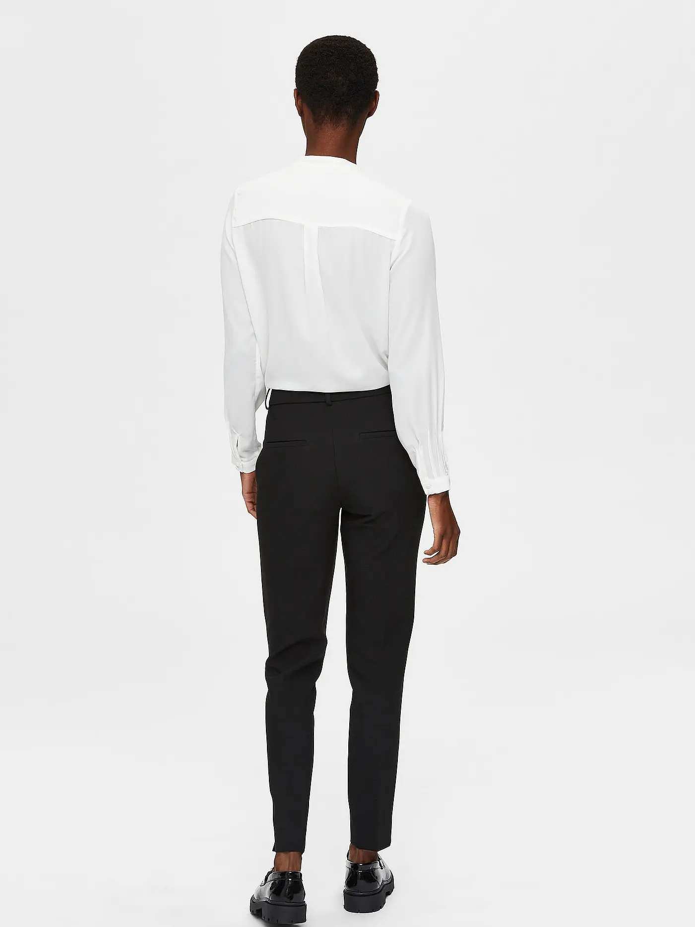 SELECTED FEMME | Hose Slim Fit | schwarz