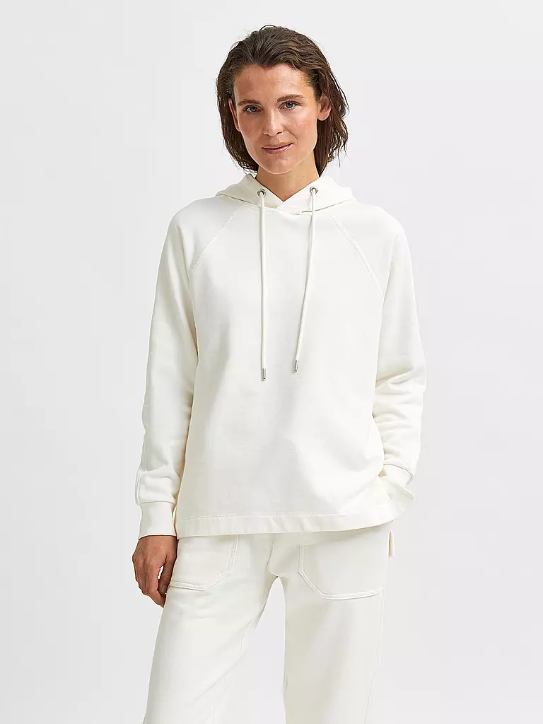 SELECTED FEMME | Kapuzensweater - Hoodie SLFSTASIE  | creme