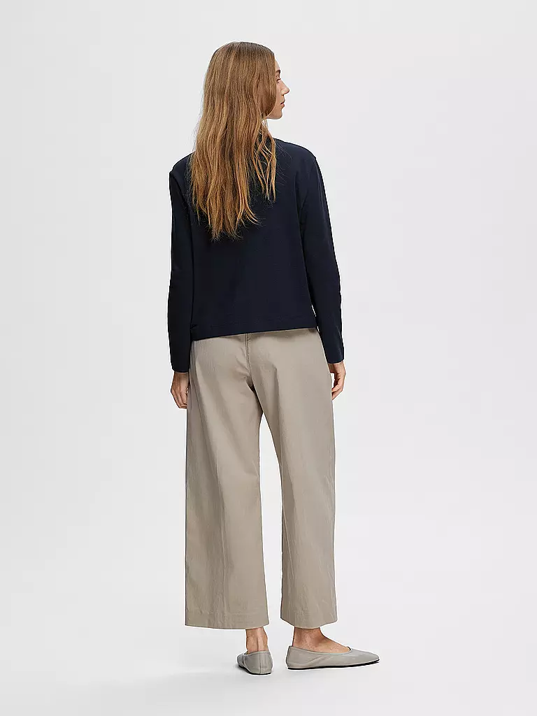 SELECTED FEMME | Langarmshirt SLFESSENTIAL | schwarz