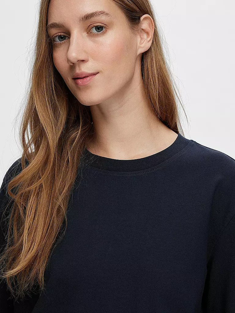 SELECTED FEMME | Langarmshirt SLFESSENTIAL | schwarz