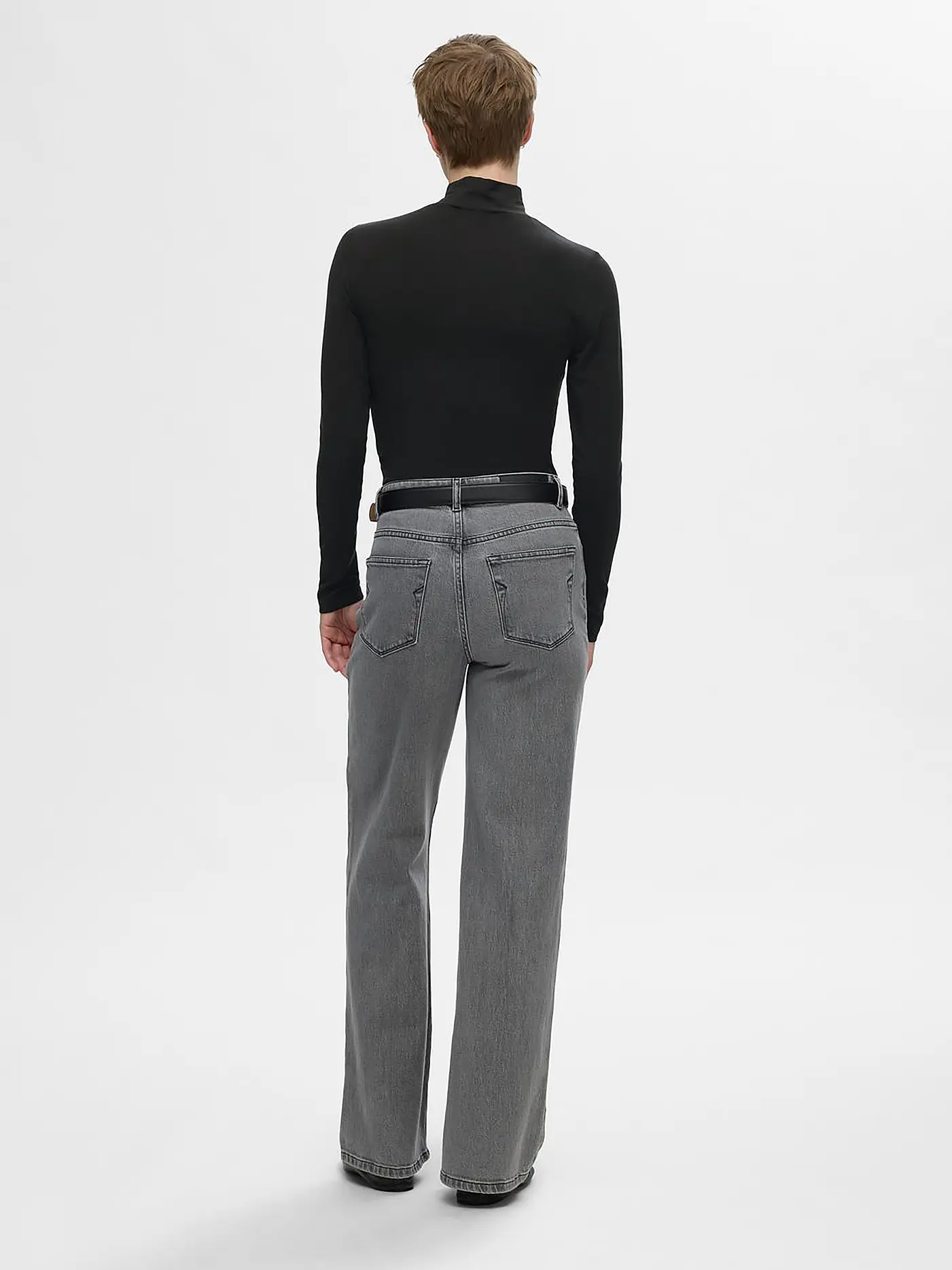 SELECTED FEMME | Langarmshirt SLFMANJA | schwarz
