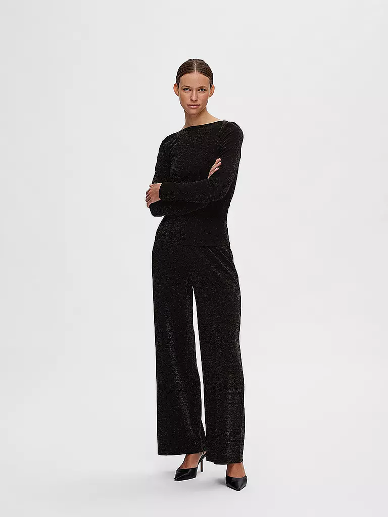 SELECTED FEMME | Langarmshirt | schwarz