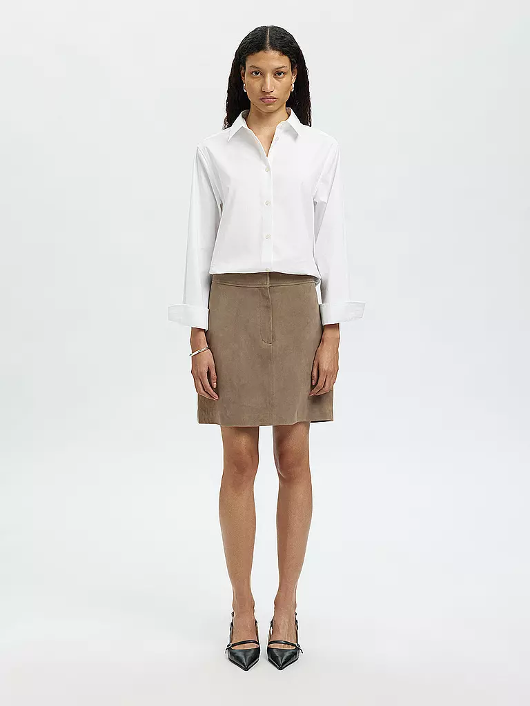 SELECTED FEMME | Lederrock SLFKAYA | braun