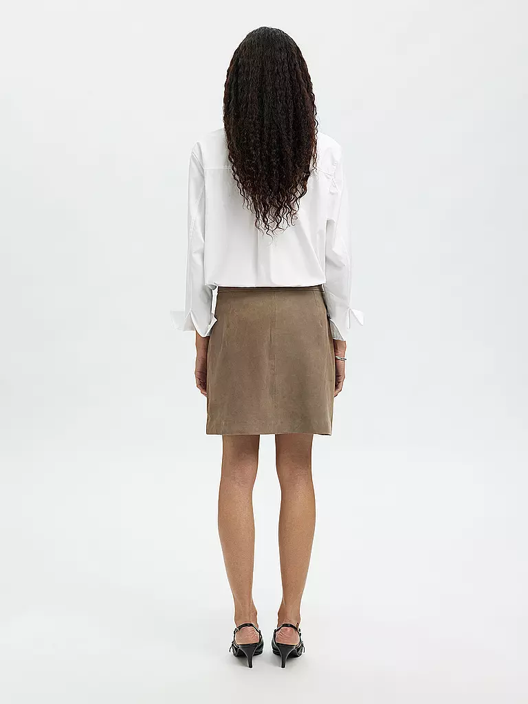 SELECTED FEMME | Lederrock SLFKAYA | braun