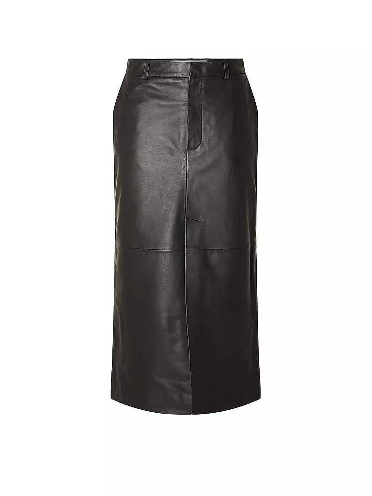 SELECTED FEMME | Lederrock SLFROBI | schwarz
