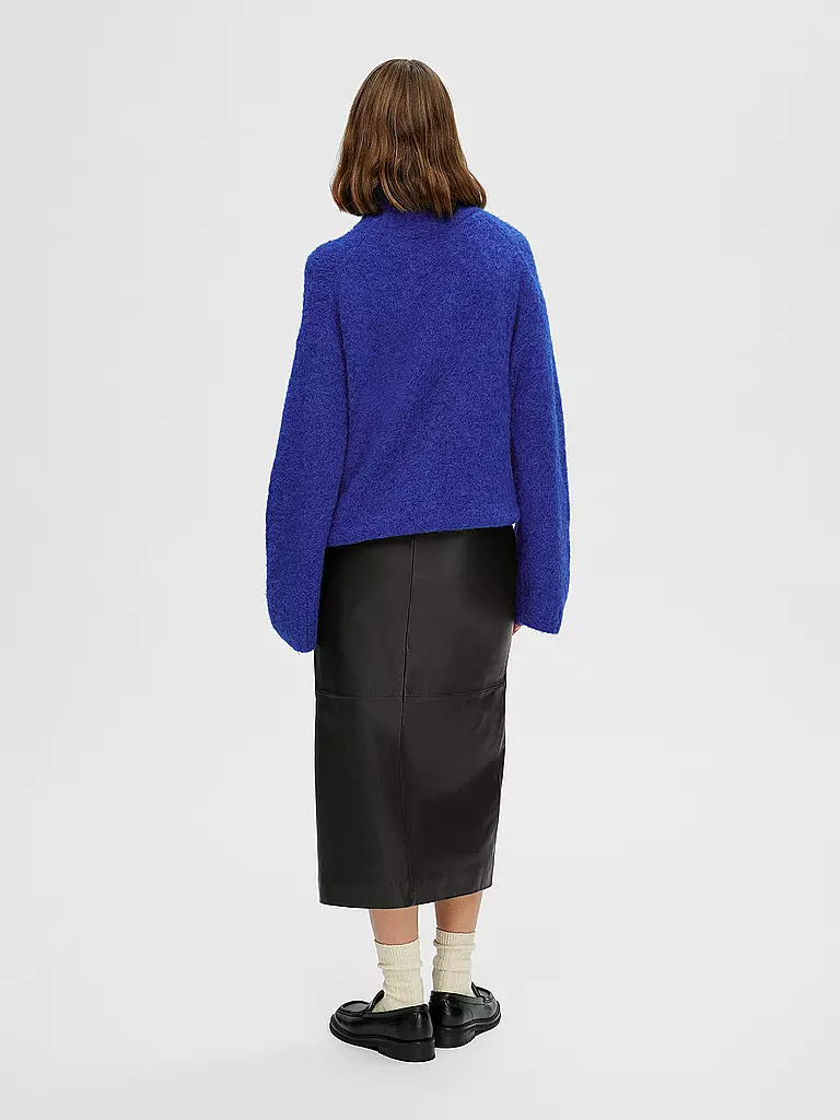 SELECTED FEMME | Lederrock SLFROBI | schwarz