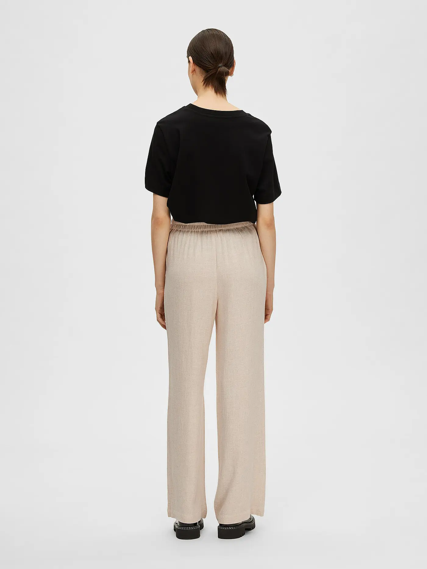SELECTED FEMME | Leinenhose Jogging Fit  SLFVIVA-GULIA | beige