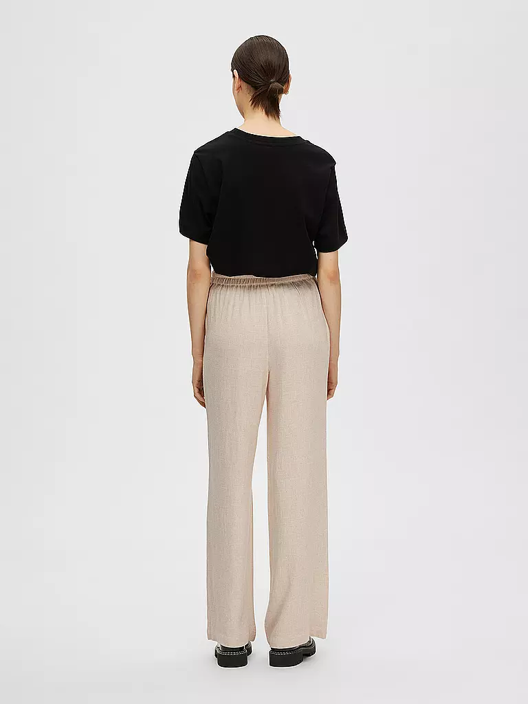 SELECTED FEMME | Leinenhose Jogging Fit  SLFVIVA-GULIA | olive