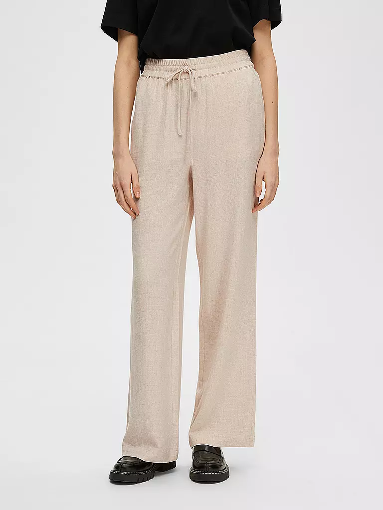 SELECTED FEMME | Leinenhose Jogging Fit  SLFVIVA-GULIA | olive