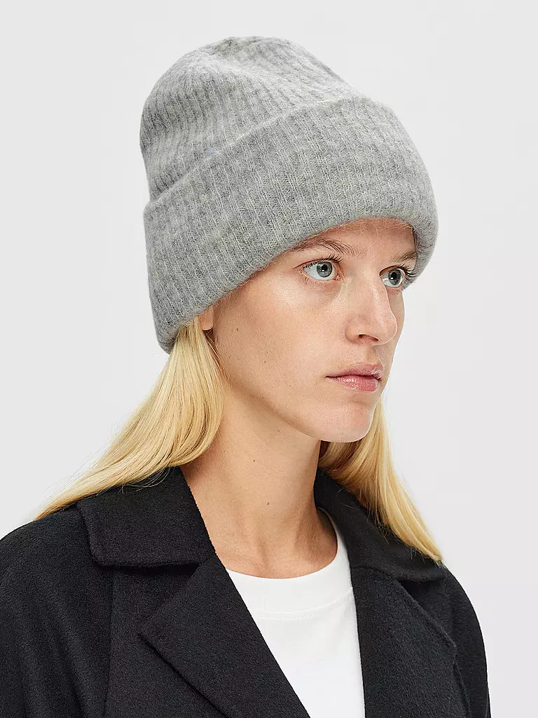 SELECTED FEMME | Mütze - Haube  SLFMALINE | hellgrau