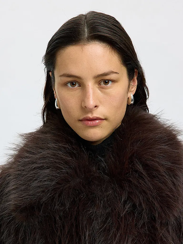 SELECTED FEMME | Mantel in Felloptik SLFBREA | 