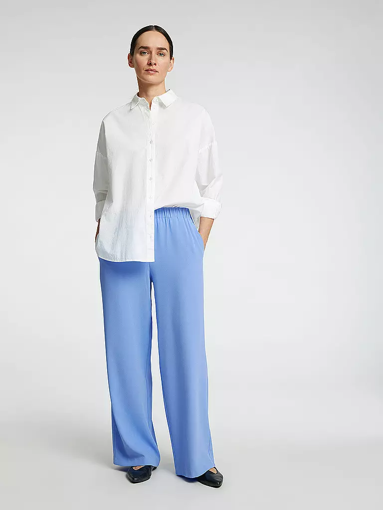 SELECTED FEMME | Marlenehose Wide Leg SLFTINNI | hellblau