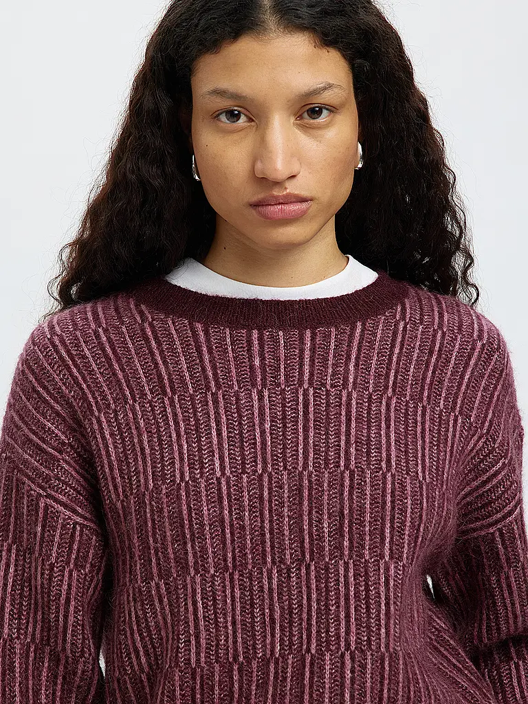 SELECTED FEMME | Pullover SLFALVA | Dunkelrot