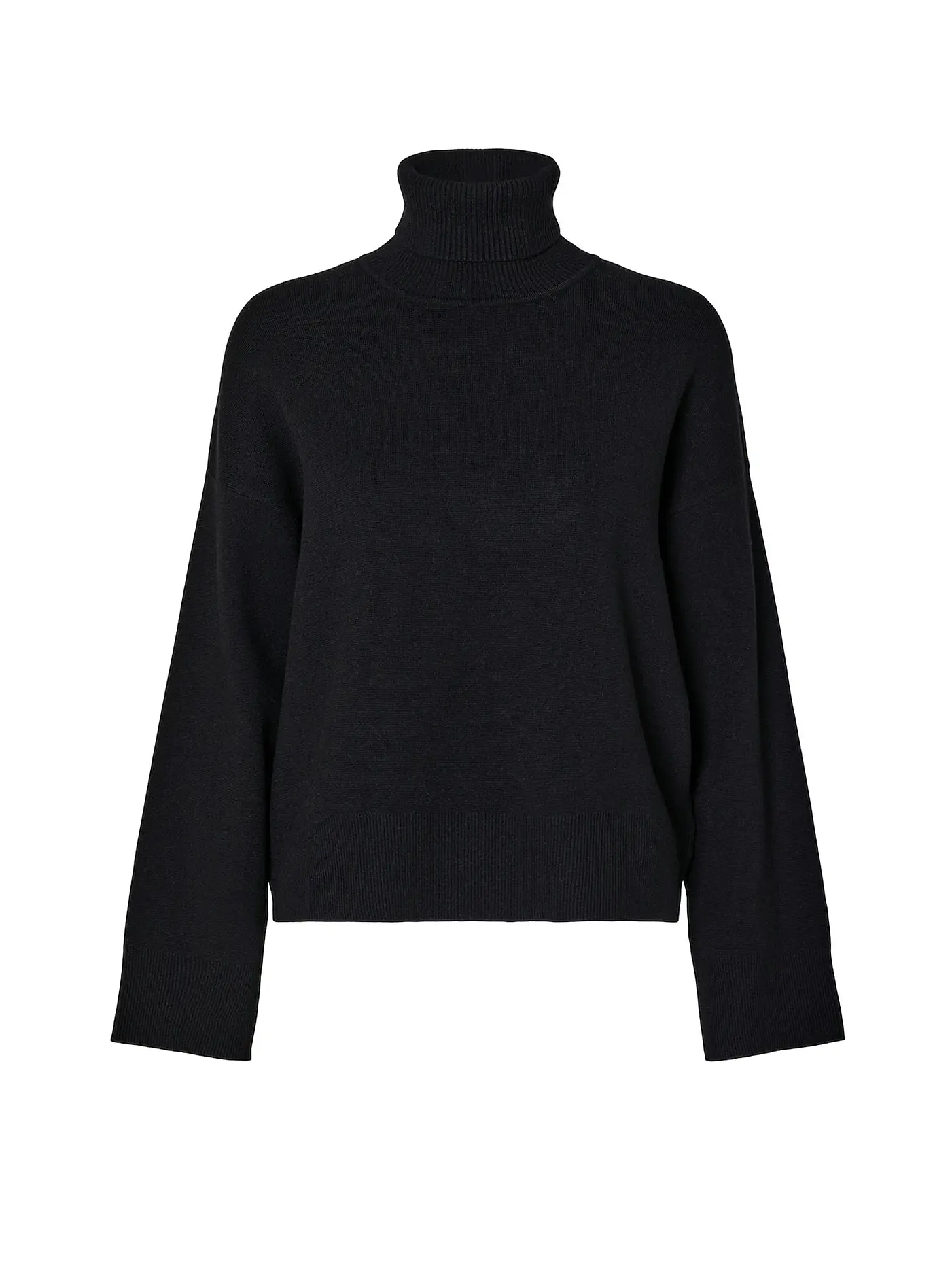 SELECTED FEMME | Rollkragenpullover SLFKAMMA  | schwarz