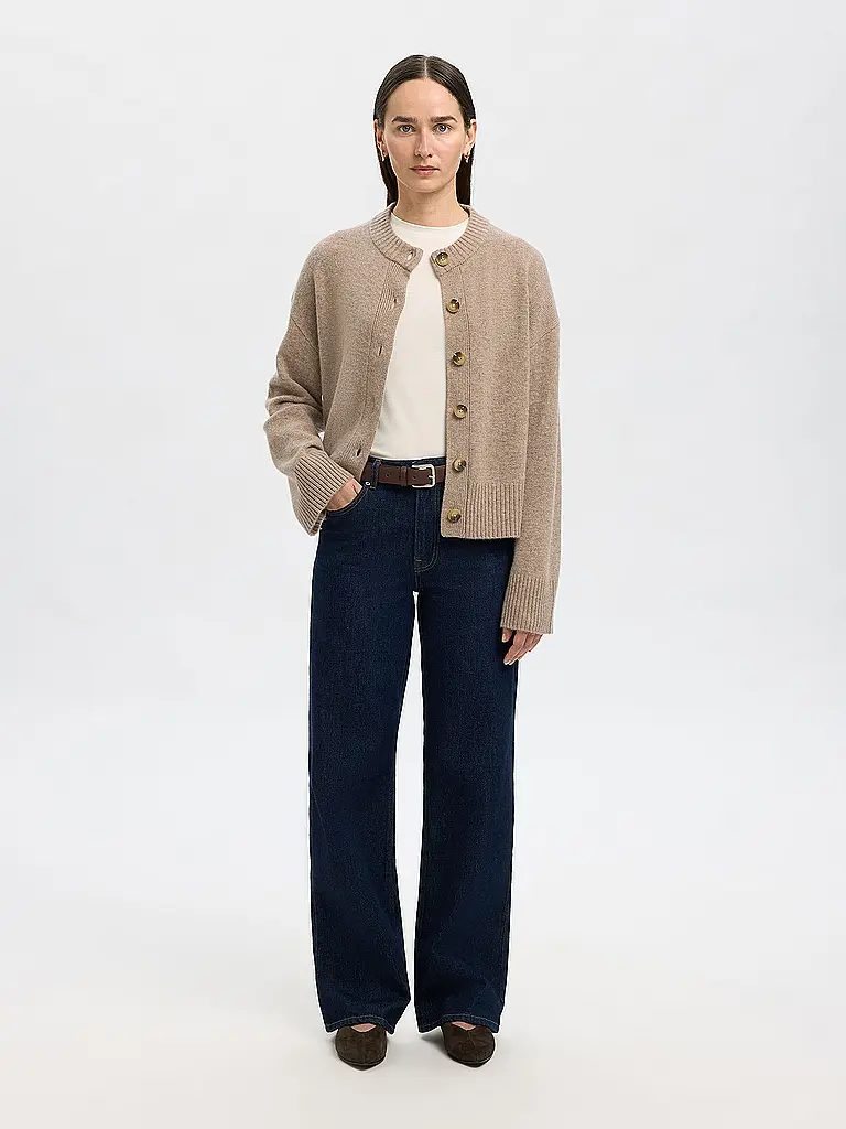 SELECTED FEMME | Strickjacke SLFCILLE | camel