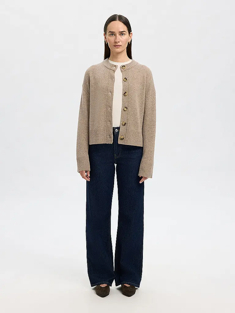 SELECTED FEMME | Strickjacke SLFCILLE | camel