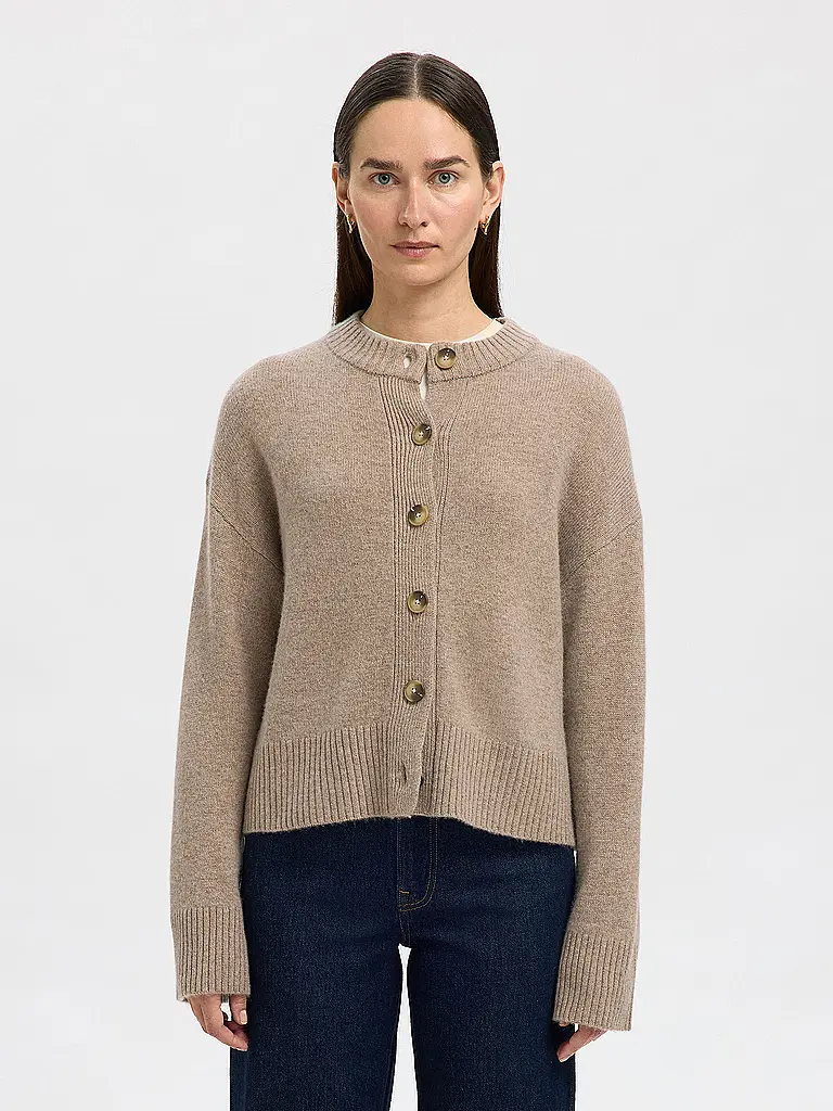 SELECTED FEMME | Strickjacke SLFCILLE | camel