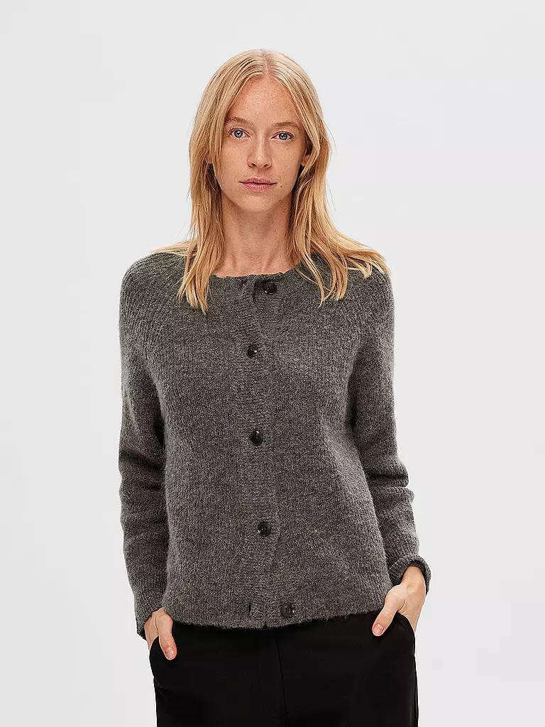 SELECTED FEMME | Strickjacke SLFLULU | grau