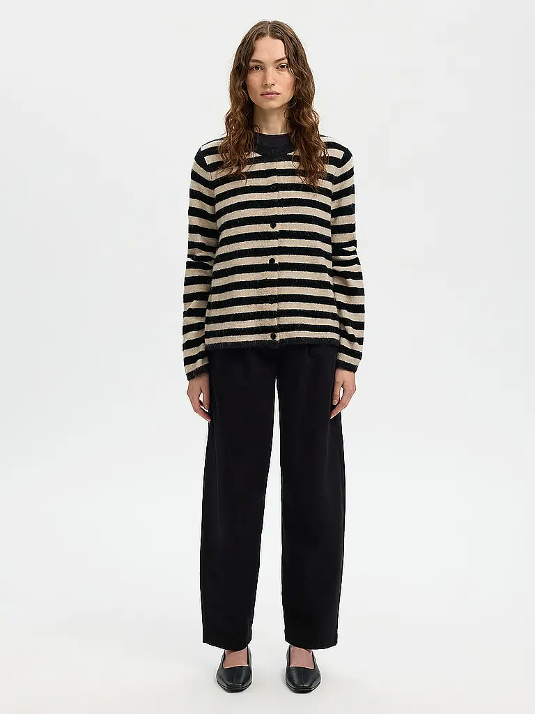 SELECTED FEMME | Strickjacke SLFLULU | Schwarz