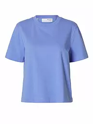 SELECTED FEMME | T-Shirt SLFESSENTIAL | blau