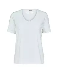 SELECTED FEMME | T-Shirt SLFESSENTIAL | weiss