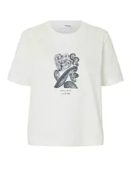 SELECTED FEMME | T-Shirt SLFESSENTIAL | weiss