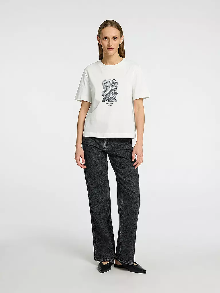 SELECTED FEMME | T-Shirt SLFESSENTIAL | weiss
