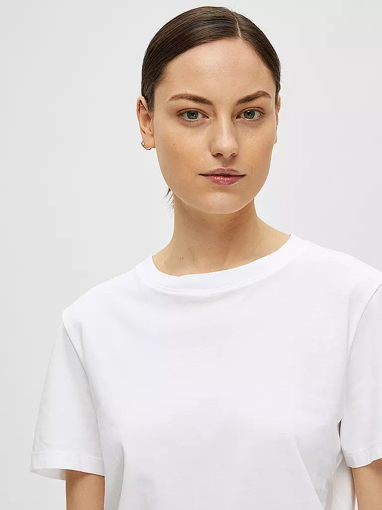 SELECTED FEMME | T-Shirt SLFMYESSENTIAL | weiss
