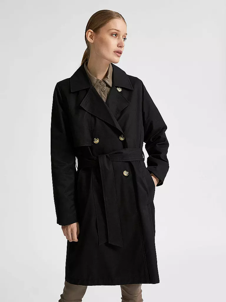 SELECTED FEMME | Trenchcoat SLFWEKA  | schwarz