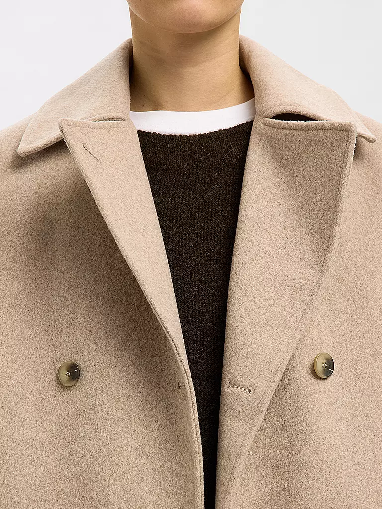 SELECTED FEMME | Wolljacke SLFALMA  | beige