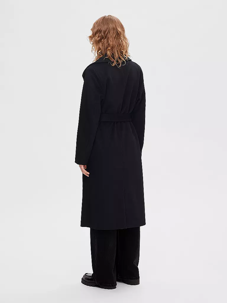 SELECTED FEMME | Wollmantel SLFROSA  | schwarz