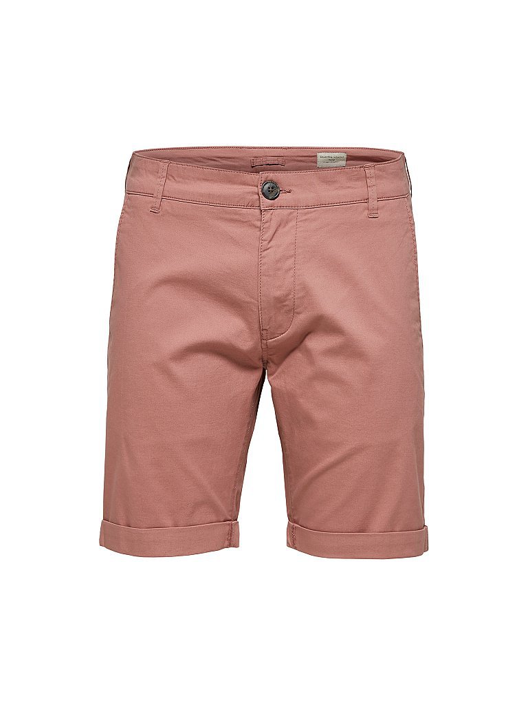 SELECTED Chino-Short Paris rosa | S