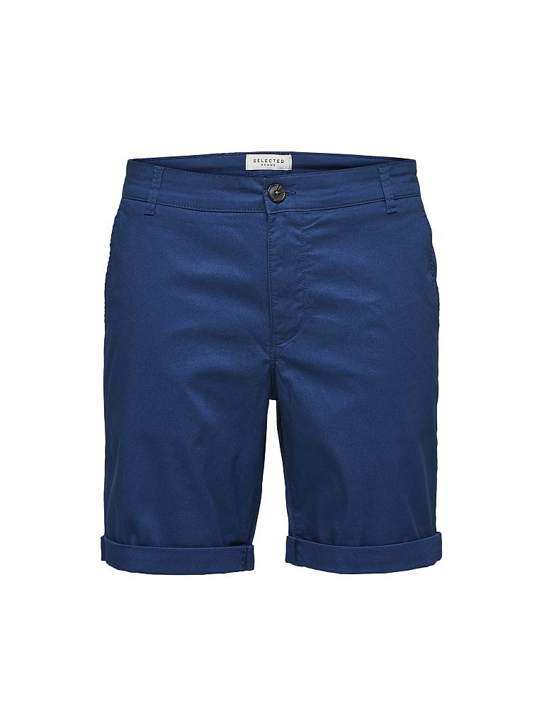 SELECTED Short Straight-Fit SLHPARIS blau | L