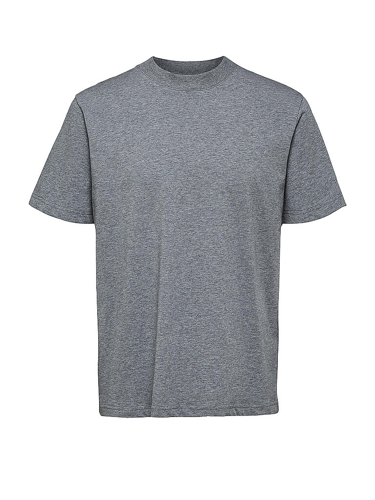 SELECTED T Shirt  SLHRELAXCOLMAN200   grau | L