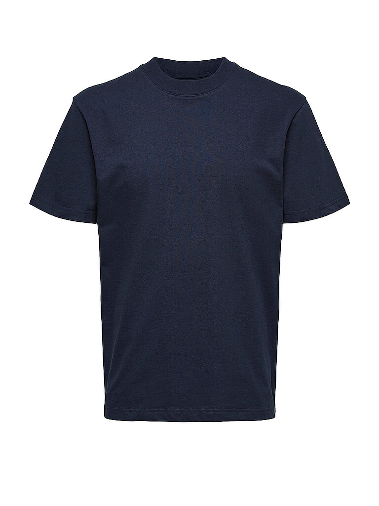 SELECTED T Shirt  SLHRELAXCOLMAN200   blau | L
