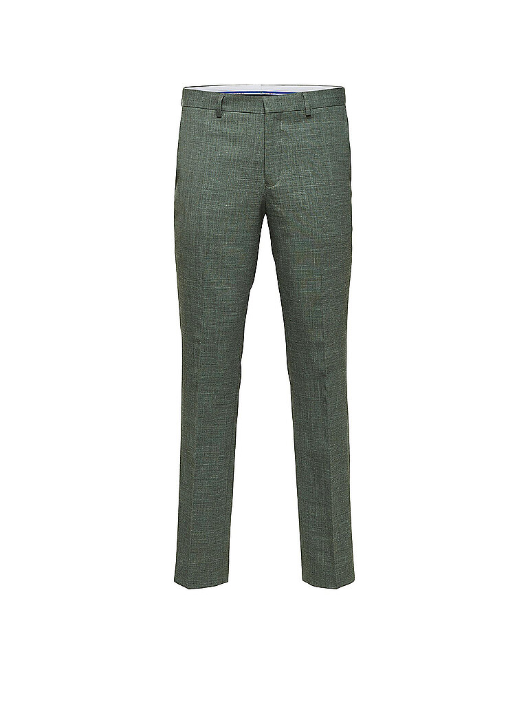SELECTED Chino Slim Tapered Fit SLHSLIM-OASIS grün | 48